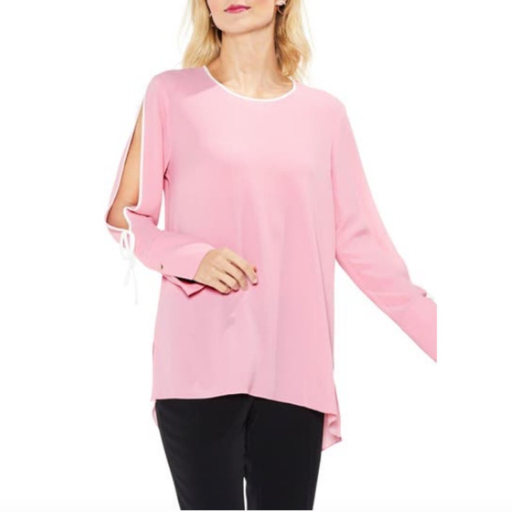 Vince Camuto Women's Split Sleeve Top